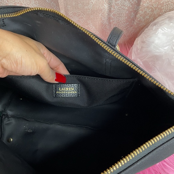 Lauren Ralph Lauren Chadwick Shopper in Black - Picture 6 of 6